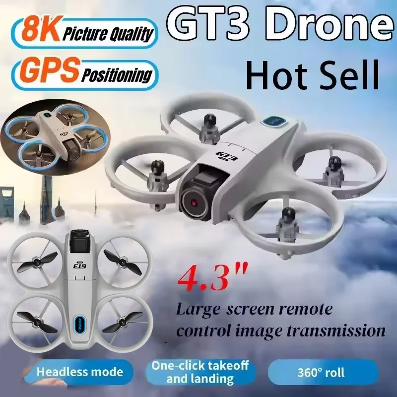 Drone Battery Box - GT3 Drone 8K HD Dual Cameras