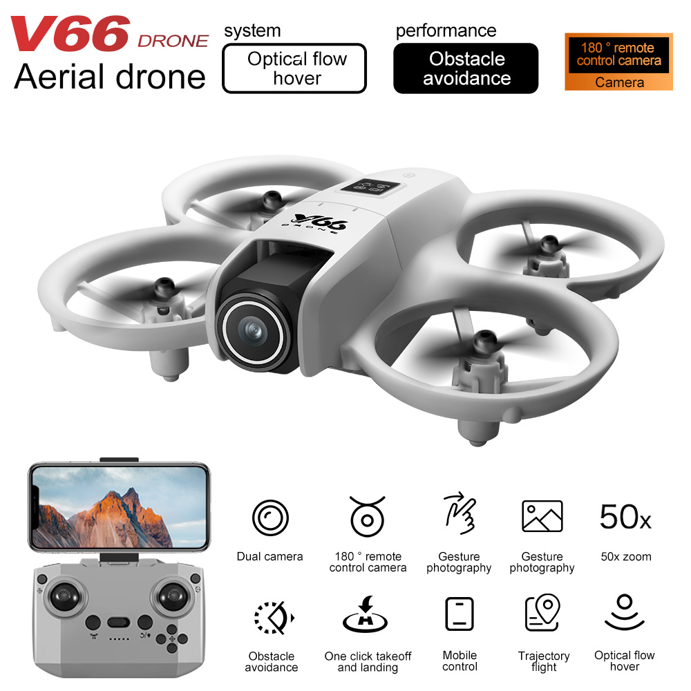 New V66 Mini Drone HD Camera 4 - Drone Battery Balance Charger recension och pris