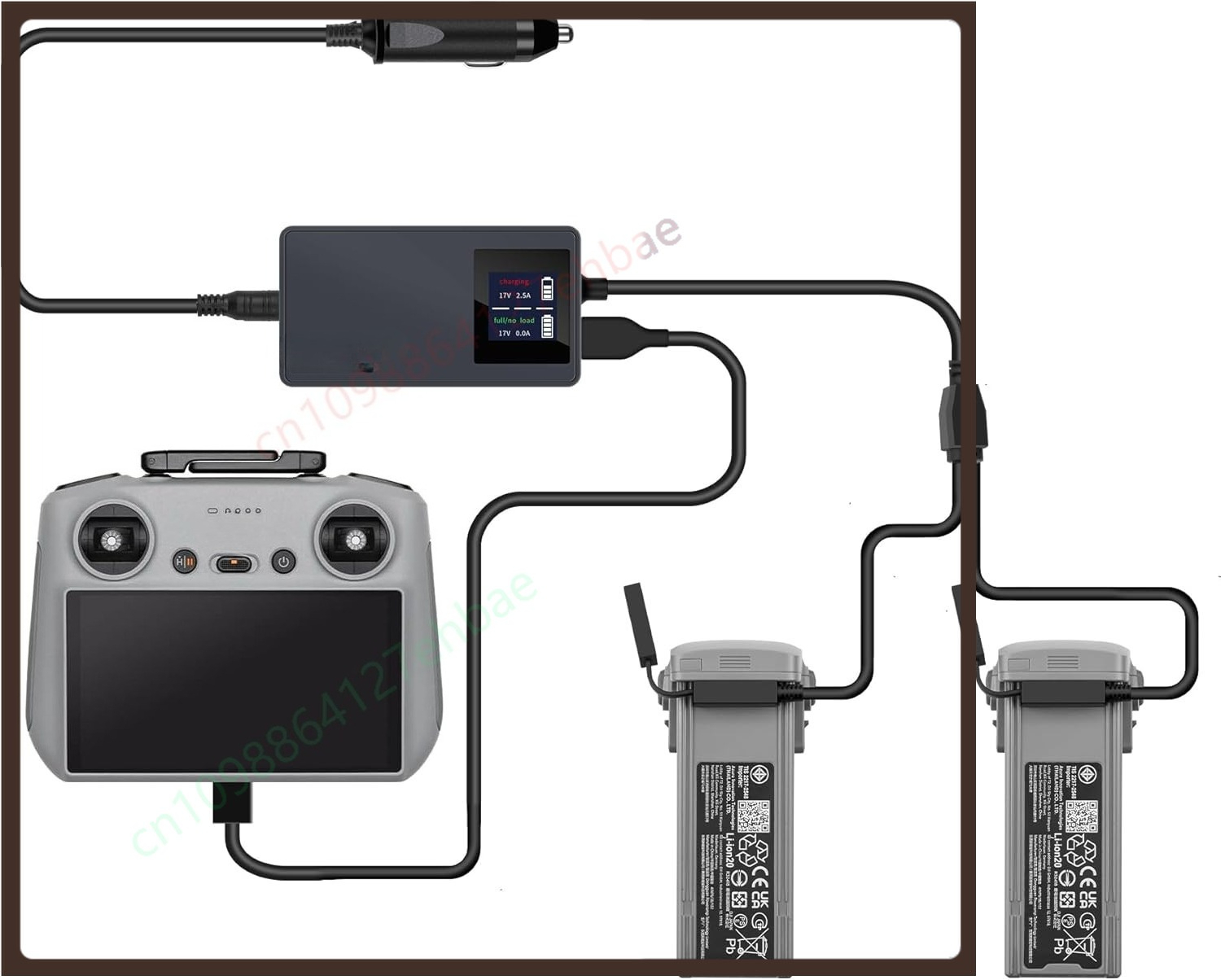 LCD battery car charger for DJ - Drone Battery 3S recension och pris