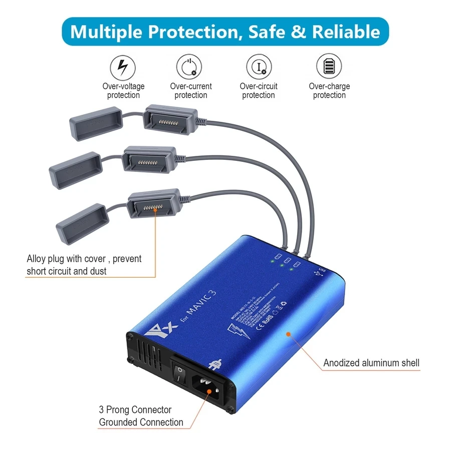 Battery Charger Hub 5in1 Charg - Drone Battery Smart recension och pris
