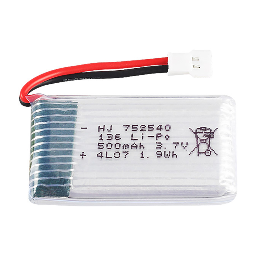 3.7V 500mAh 752540 Lipo Batter - Drone Battery Charger recension och pris