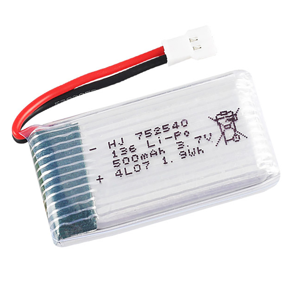 3.7V 500mAh 752540 Lipo Batter - Drone Battery Charger recension och pris