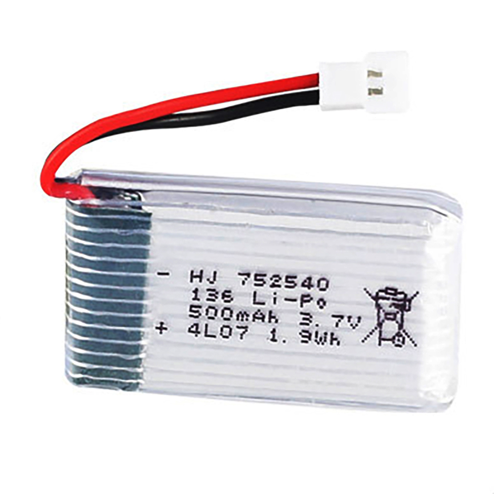 3.7V 500mAh 752540 Lipo Batter - Drone Battery Charger recension och pris