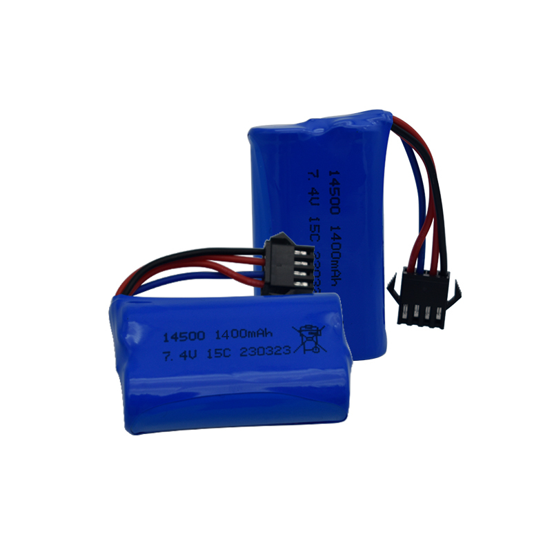 7.4V 1400mAh 14500 lithium-ion - Drone Battery Li-Ion recension och pris