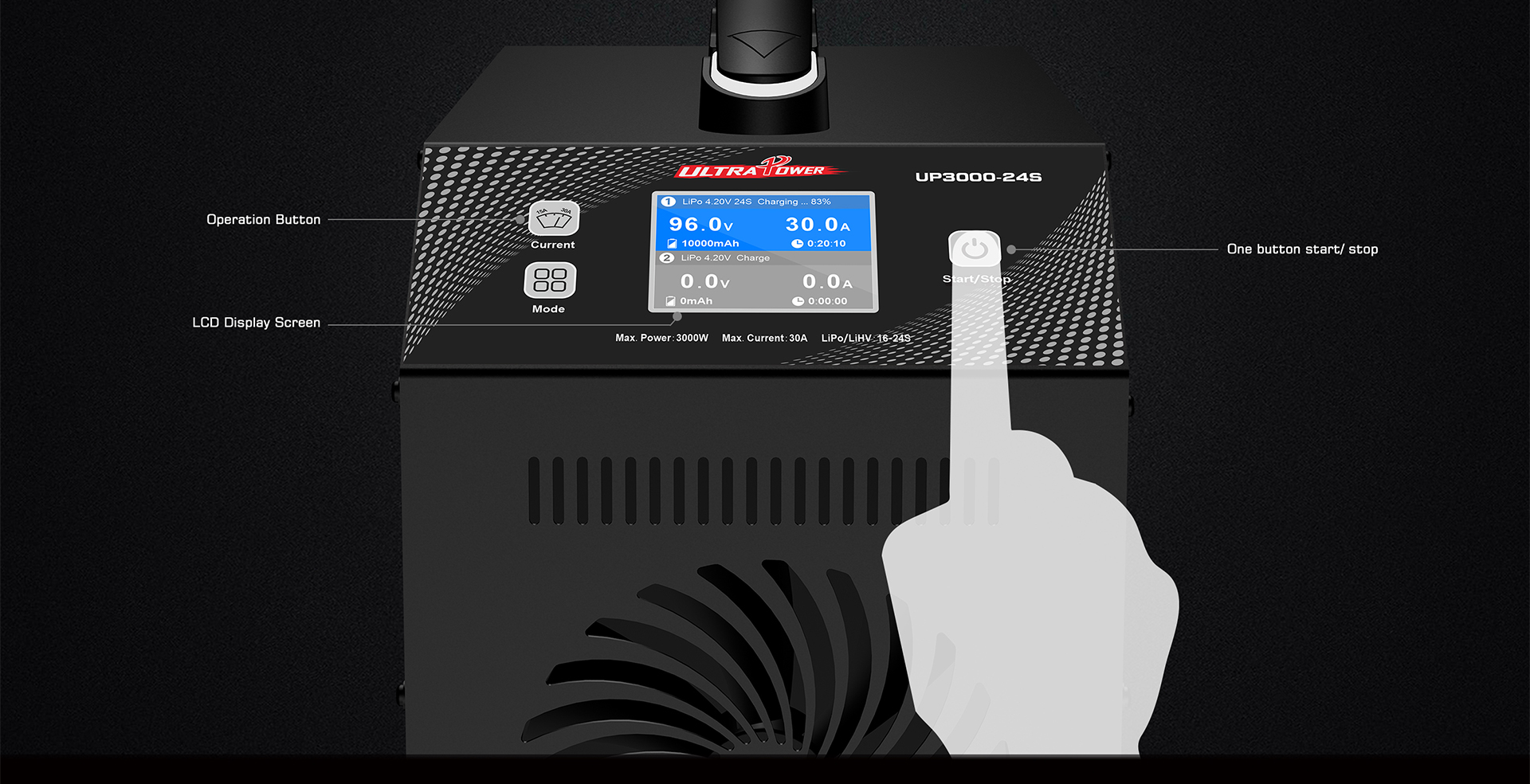 ULTRAPOWER UP3000-24S 3000W 30 - Drone Battery Charger recension och pris