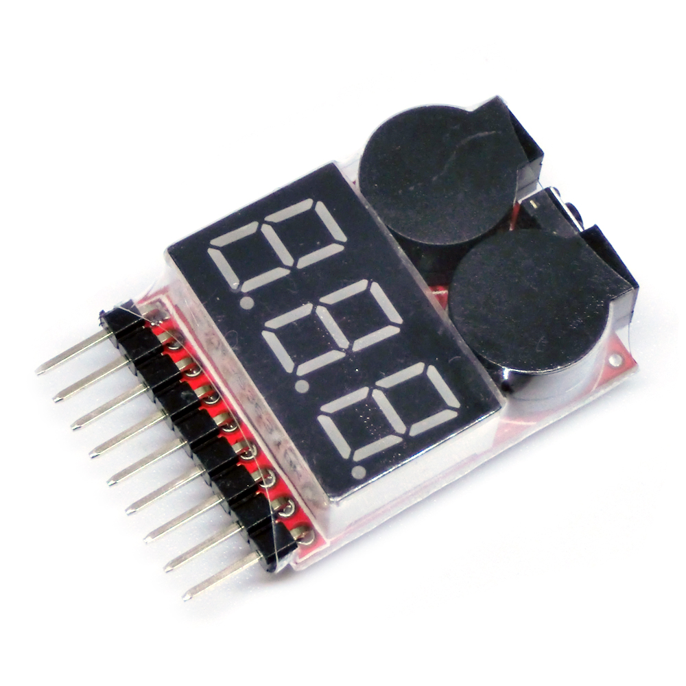For 1S/2s/3s/4s/5s/6s/7s/8s Lo - Drone Battery Alarm recension och pris