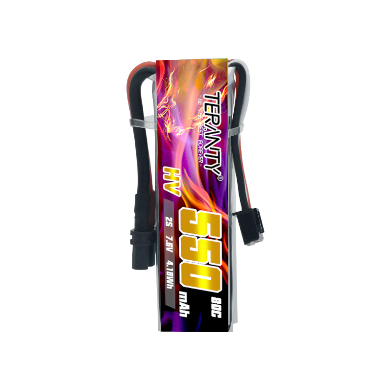 TERANTY 2S 7.6V 550mAh 80C HV  - Drone Battery High Voltage recension och pris