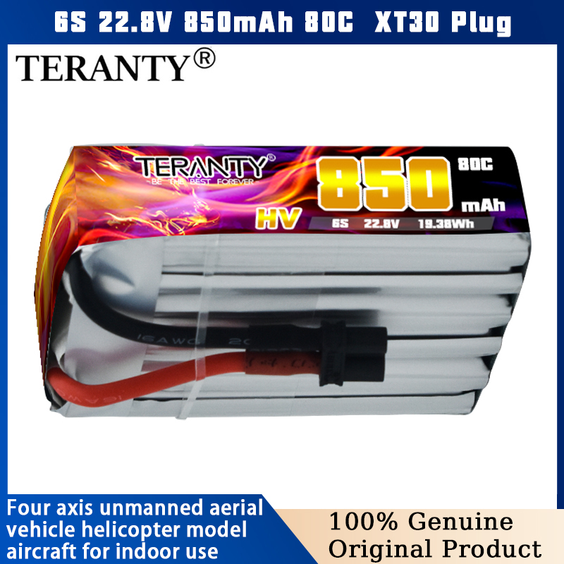 TERANTY 6S 22.8V 850mAh 80C HV - Drone Battery High Voltage recension och pris