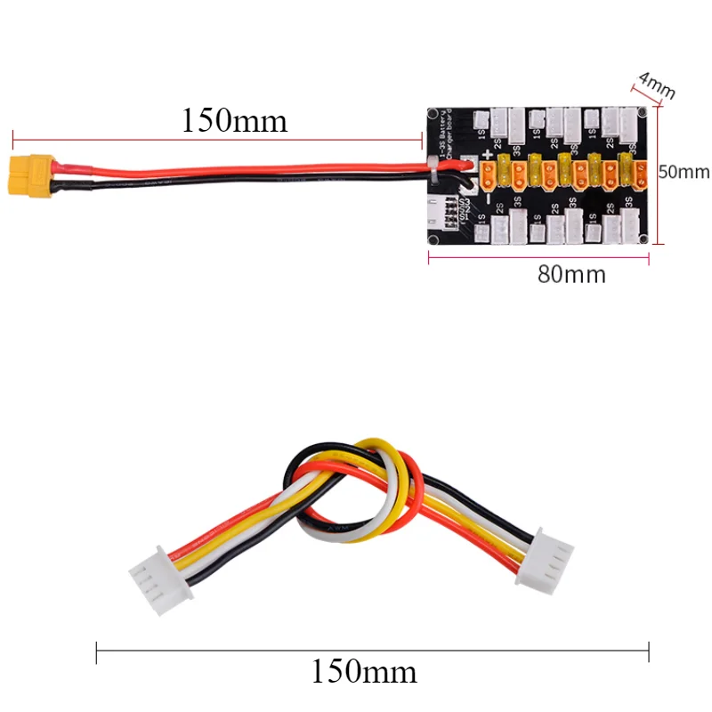 1-5Pcs 1S-3S 20A XT30 Plug Lip - Drone Battery Parallel Board recension och pris