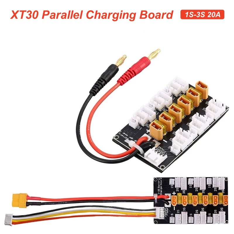 XT30 Plug Lipo Battery Paralle - Drone Battery Parallel Board recension och pris