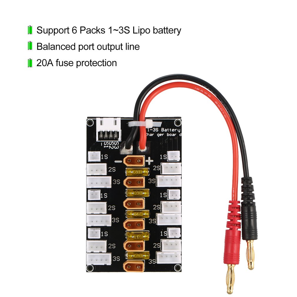 RC Lipo Battery Parallel Charg - Drone Battery Parallel Board recension och pris
