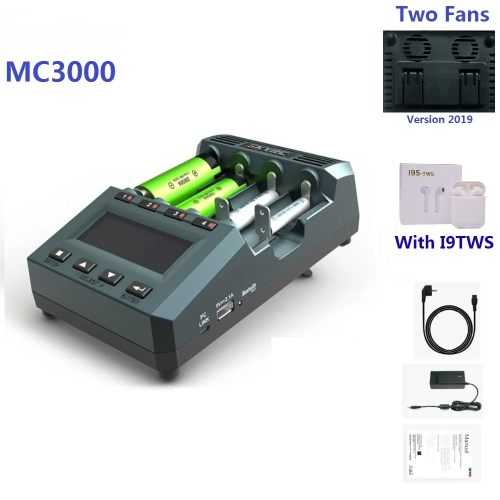 MC3000  Smart 4 Slots LCD Disp - Drone Battery Smart recension och pris