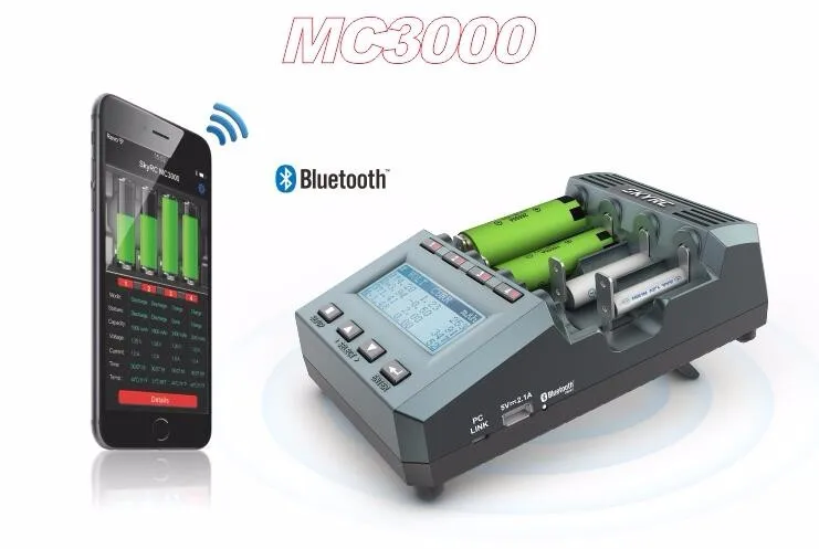 MC3000  Smart 4 Slots LCD Disp - Drone Battery Smart recension och pris
