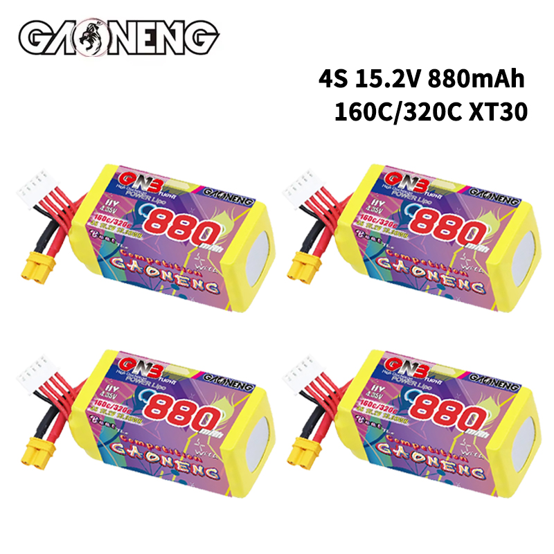 GNB 4S 880mAh 15.2V 160C/320C  - Drone Battery Lipo recension och pris