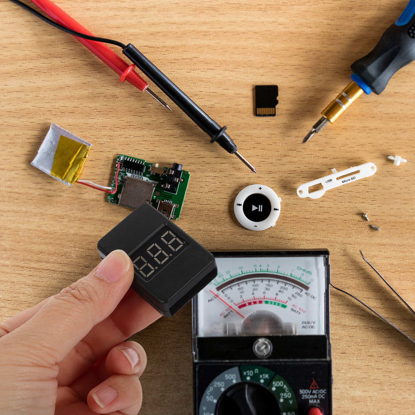 1-8S Lipo Battery Voltage Chec - Drone Battery Voltage Checker recension och pris
