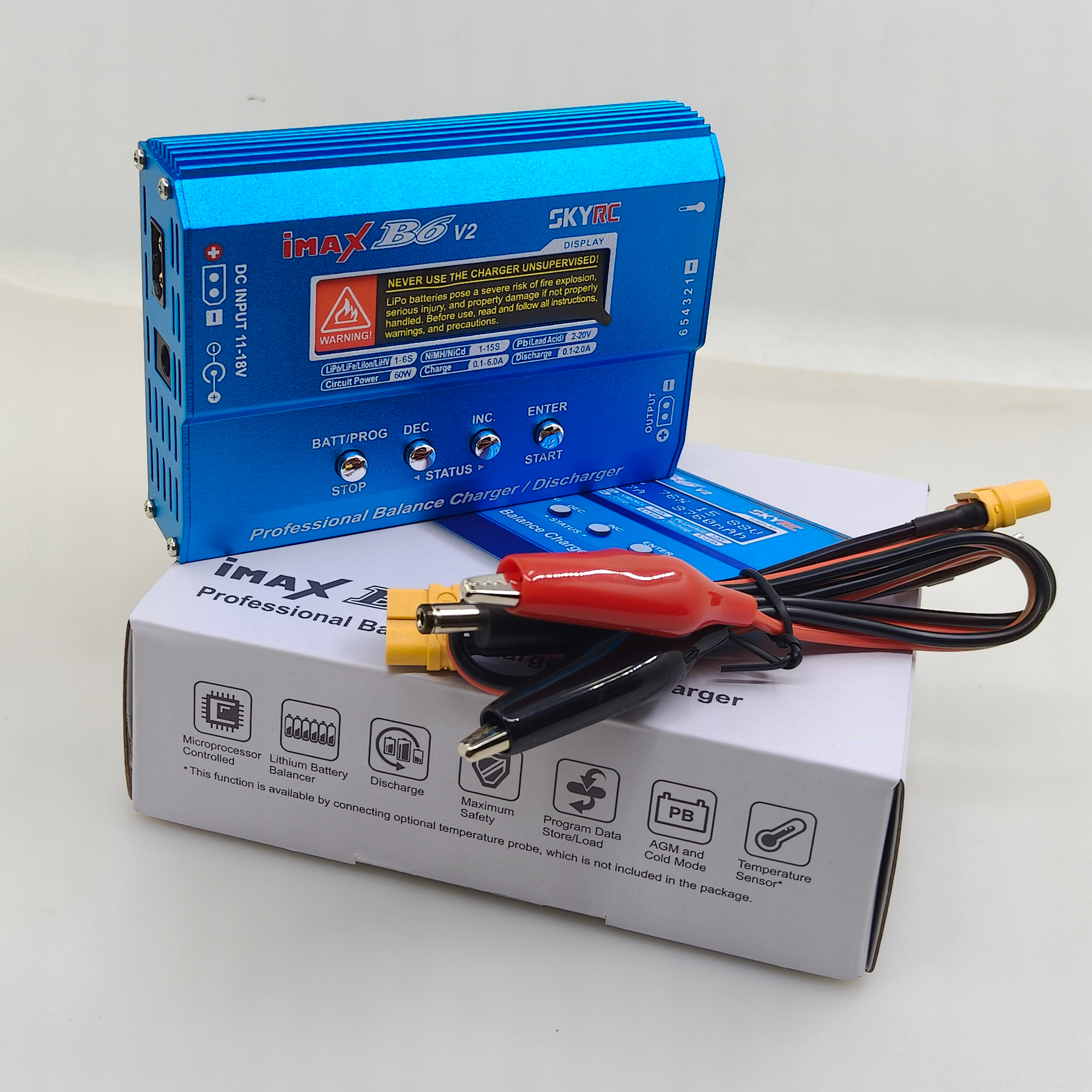 IMAX B6 / B6AC 80W T/XT60plug  - Drone Battery Charger recension och pris