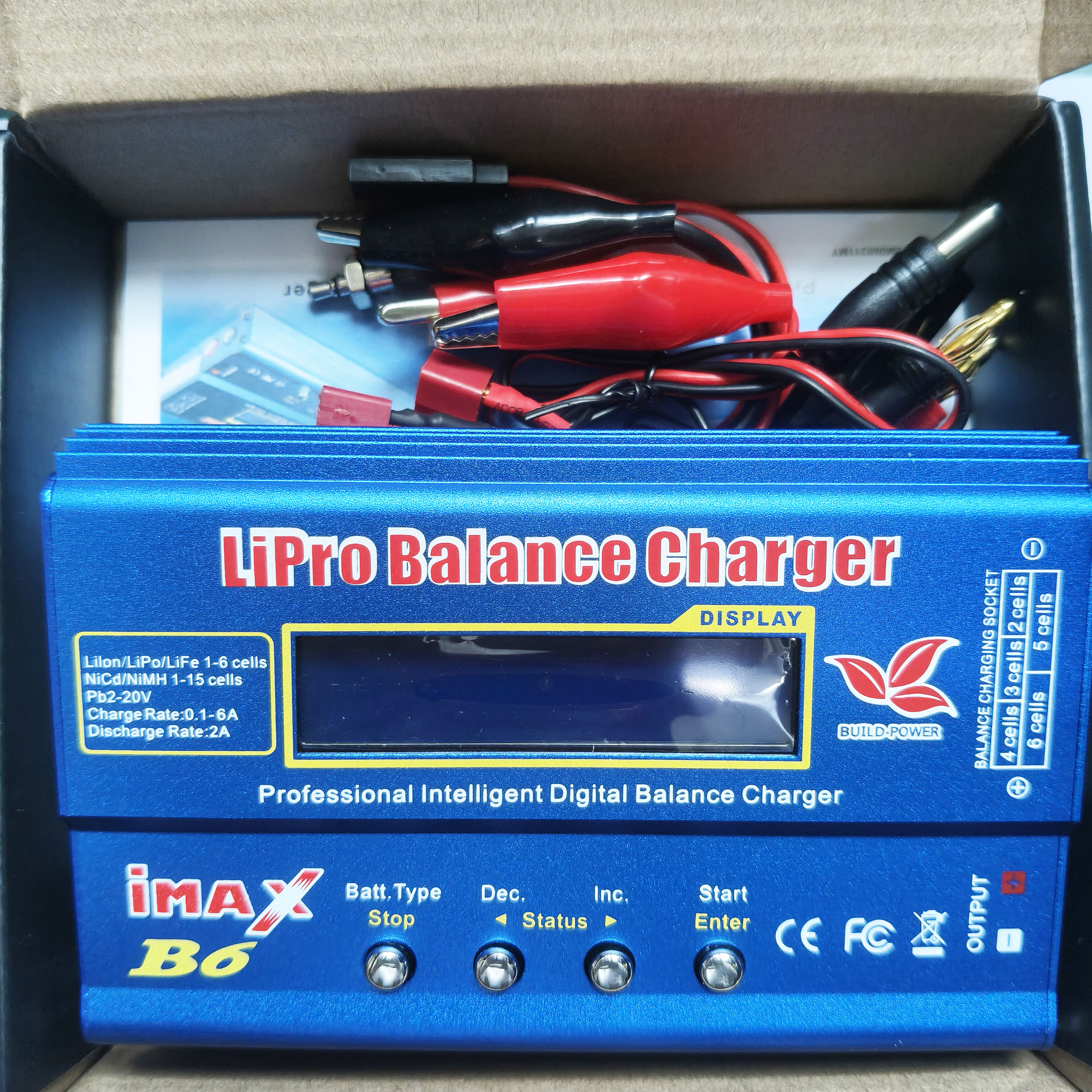 IMAX B6 / B6AC 80W T/XT60plug  - Drone Battery Charger recension och pris
