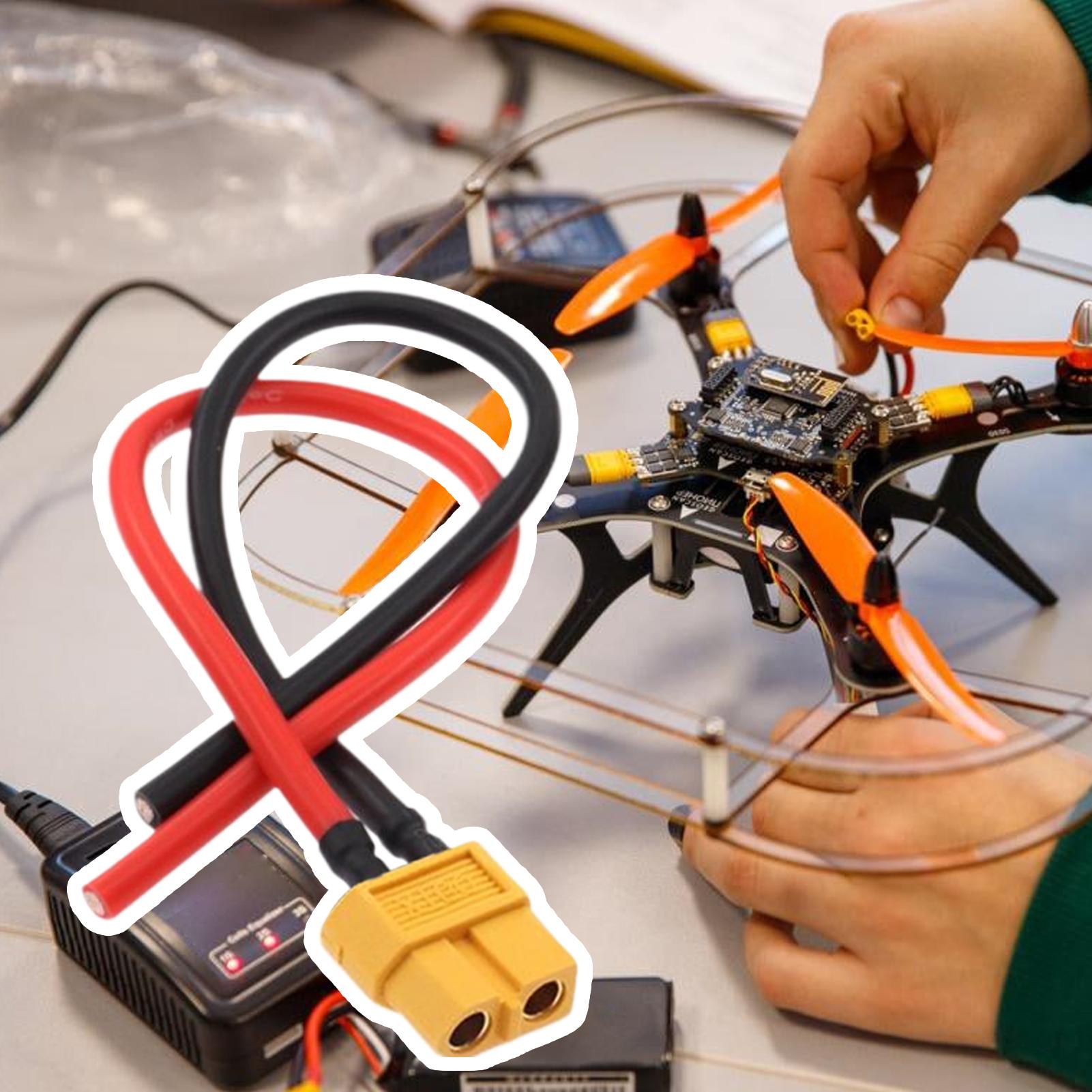XT60 Male/Female Extension Cab - Drone Battery Connector recension och pris