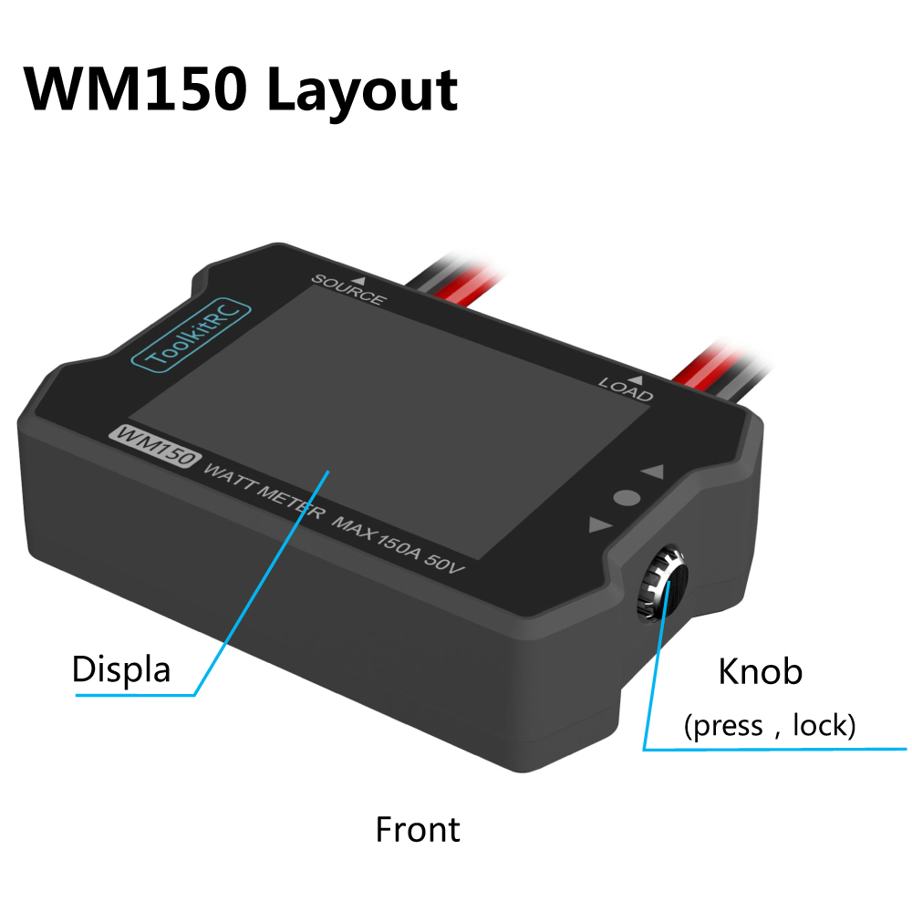 ToolkitRC WM150 150A 50V Watt  - Drone Battery Voltage Checker recension och pris