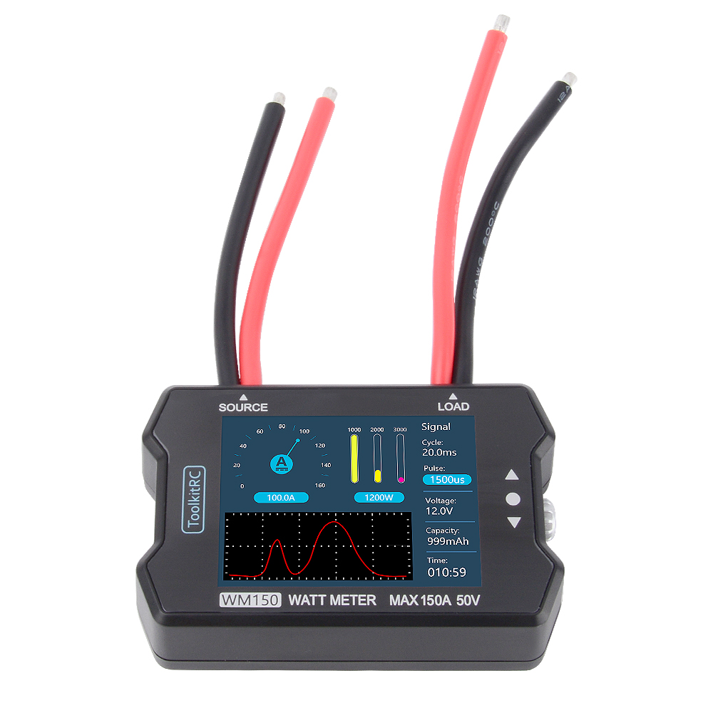 ToolkitRC WM150 150A 50V Watt  - Drone Battery Voltage Checker recension och pris