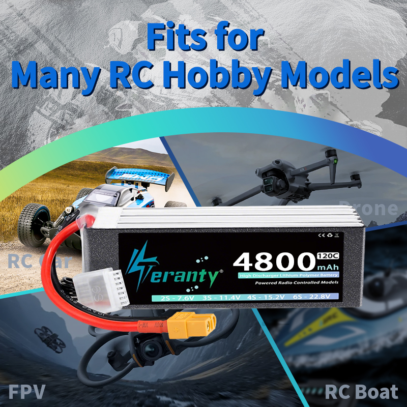TERANTY 6S 4800mAh Lipo Batter - Drone Battery Plate recension och pris