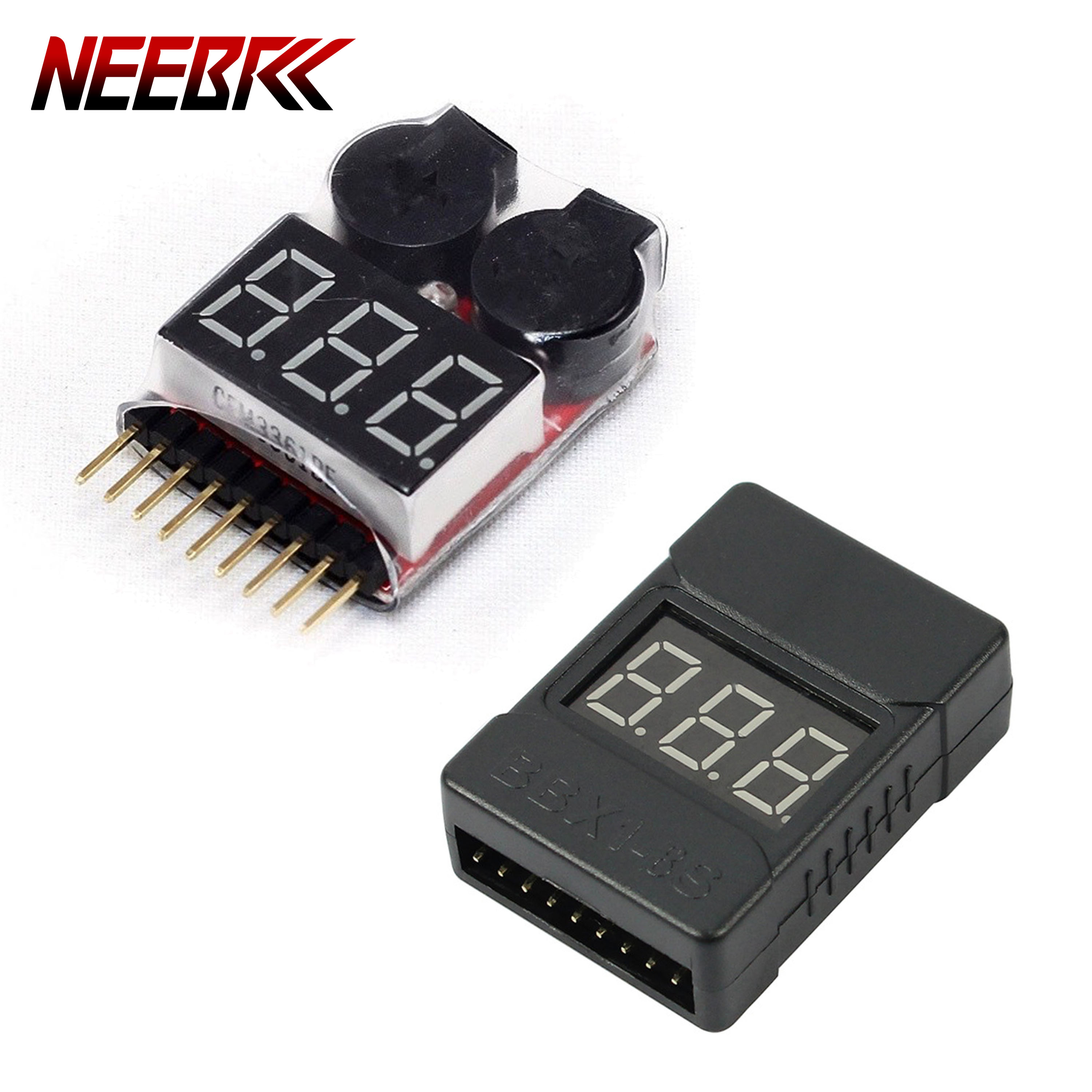 BX100 1-8S 2 in 1 Battery Volt - Drone Battery Voltage Checker recension och pris
