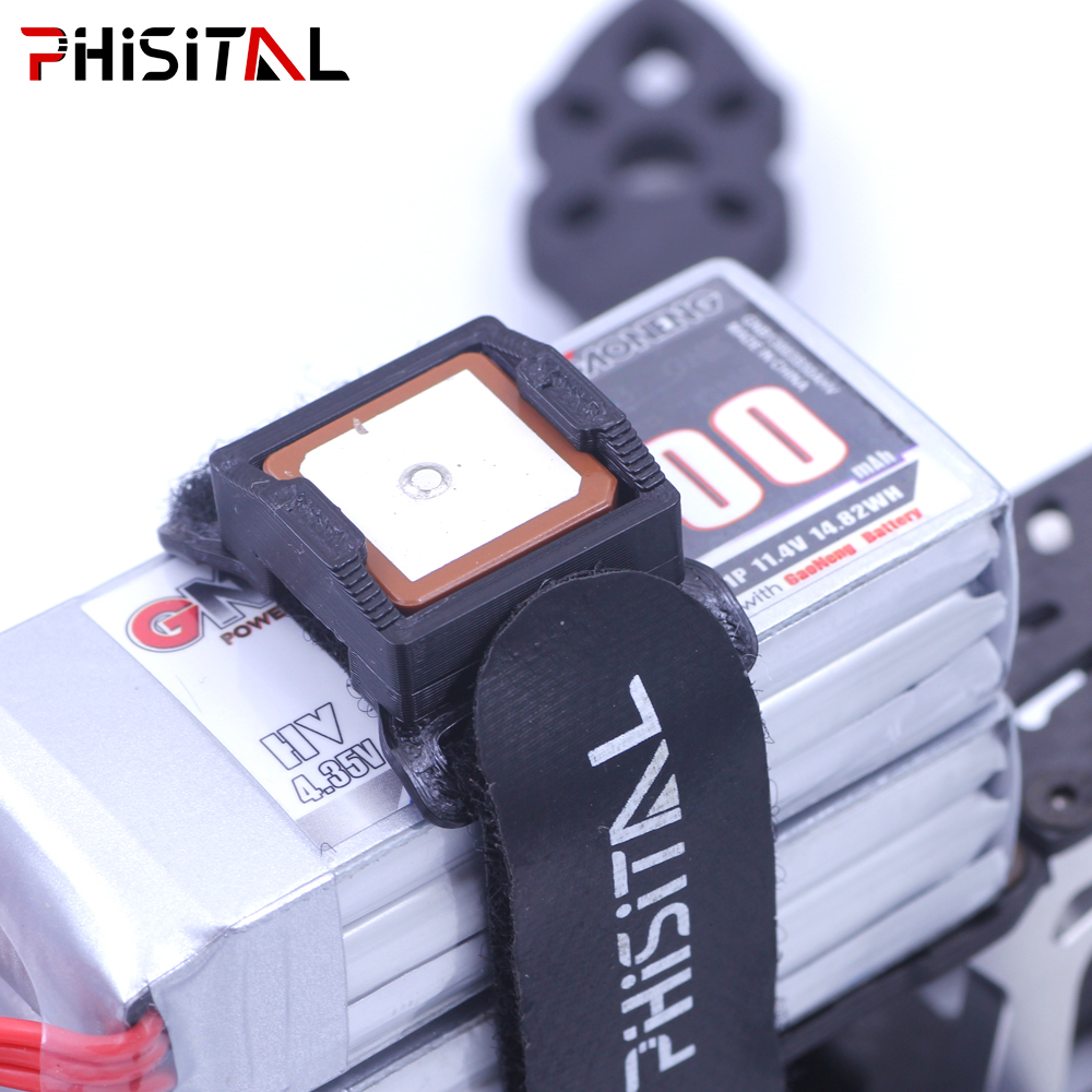 GPS Module Mount 3D Printed TP - Drone Battery Strap recension och pris