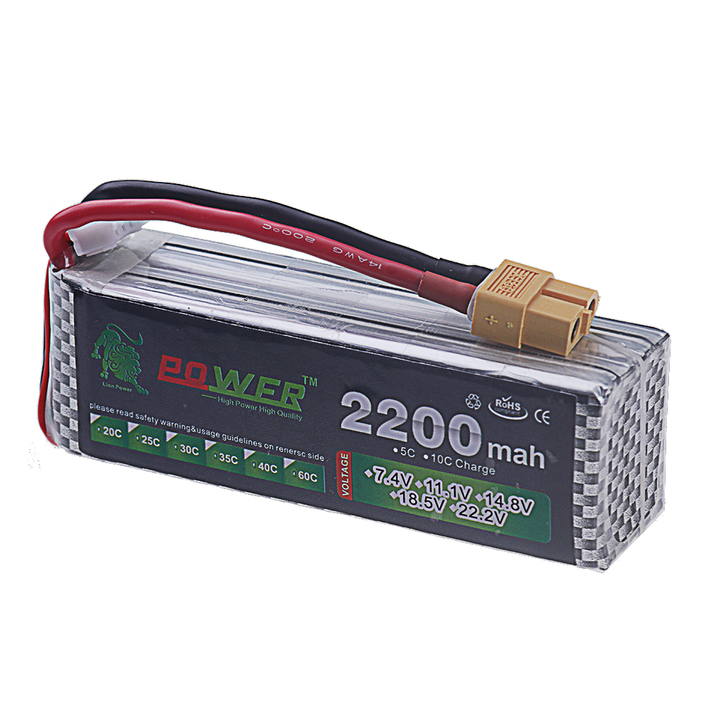 14.8V 2200mah Li-polyme Batter - Drone Battery 4S recension och pris
