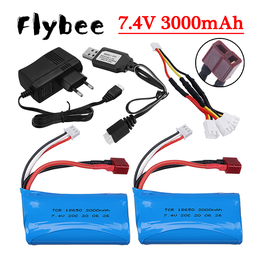 7.4V 3000mAh Li-ion Battery fo - Drone Battery Li-Ion recension och pris