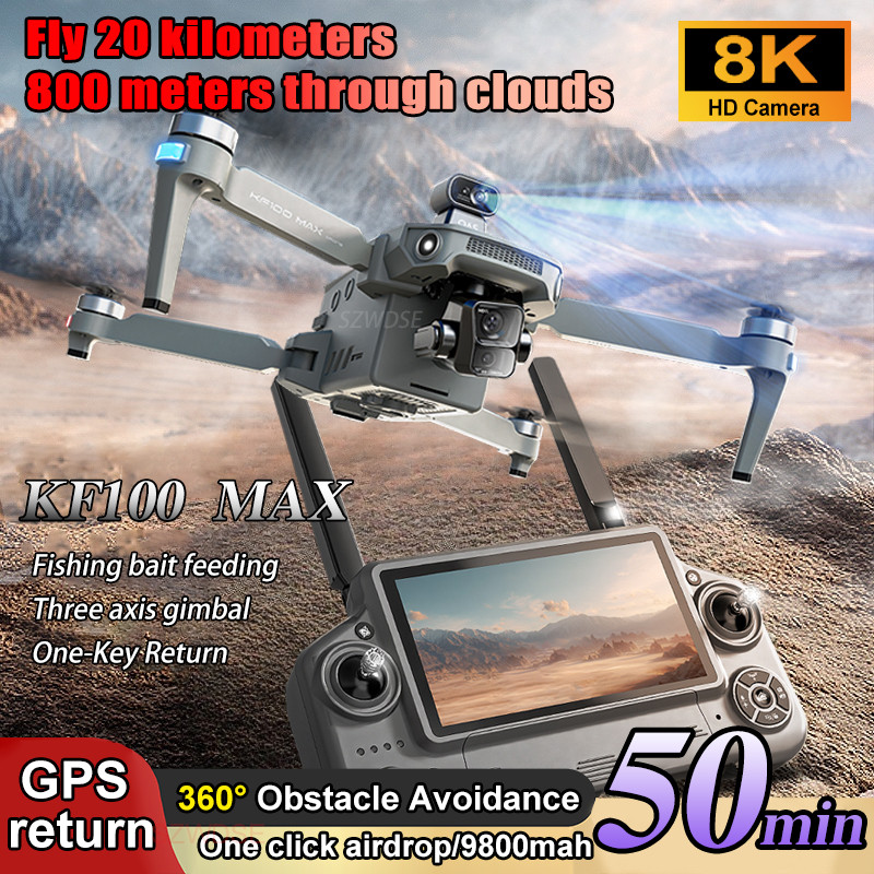 SJRC KF100 MAX 8K UHD Photo HD - Drone Battery Box recension och pris