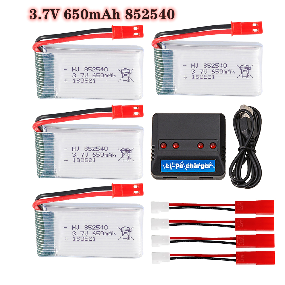 3.7v 650mAh 852540 Lipo Batter - Drone Battery Charger recension och pris