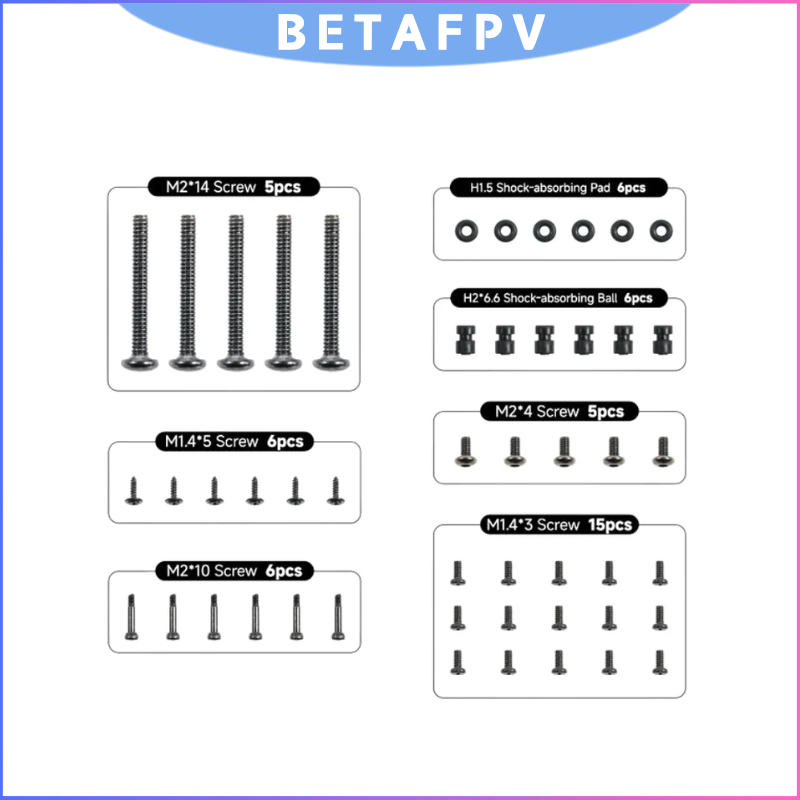 BETAFPV Drone Screw Pack Assor - Drone Battery Bag recension och pris
