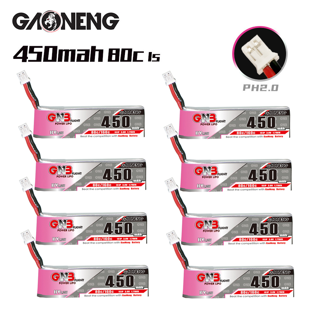 GNB HV 1S 3.8V 450mAh 80C/160C - Drone Battery Lipo recension och pris