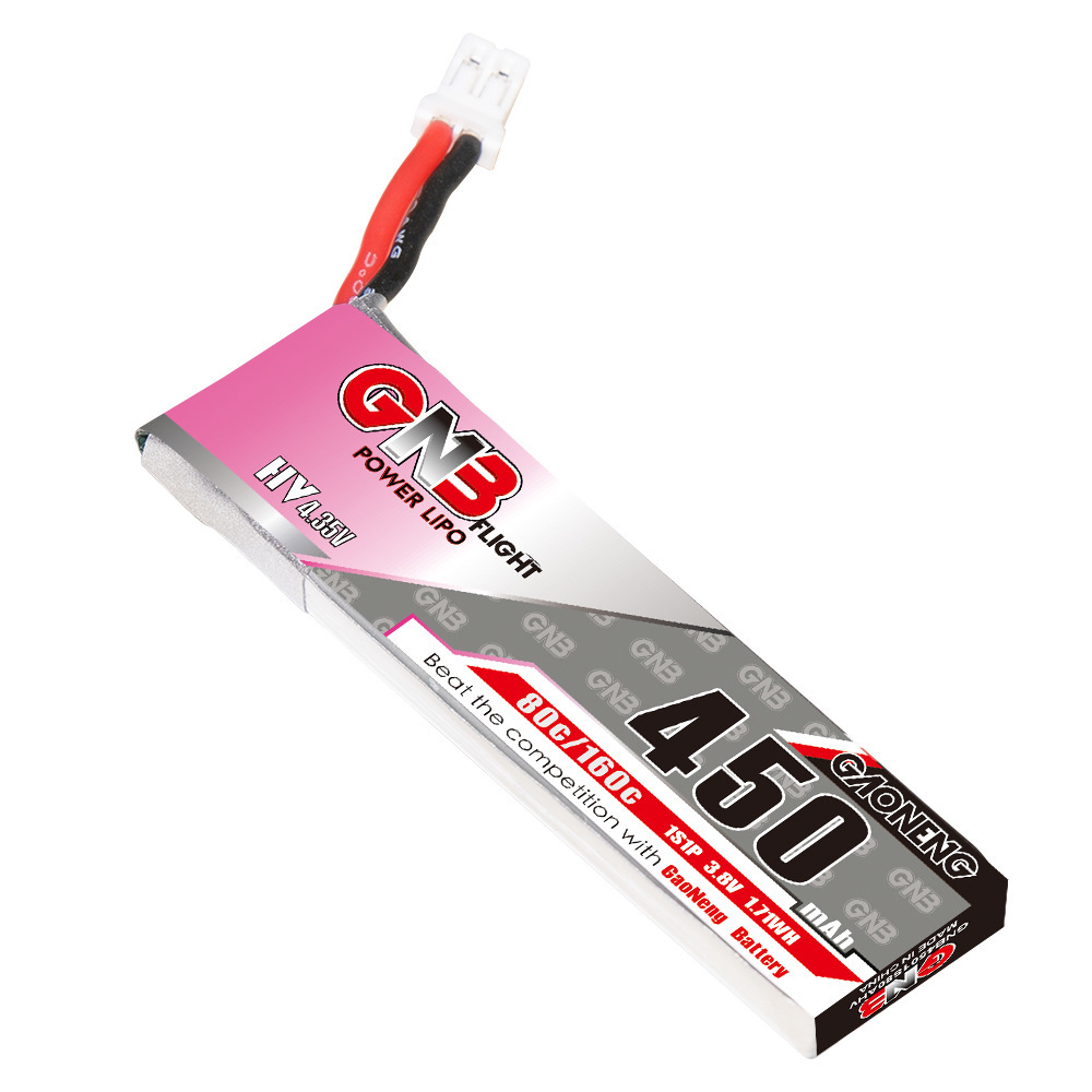GNB HV 1S 3.8V 450mAh 80C/160C - Drone Battery Lipo recension och pris