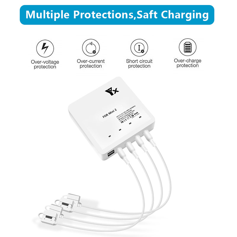 YX 6IN1 Fast Smart Battery Cha - Drone Battery Smart recension och pris