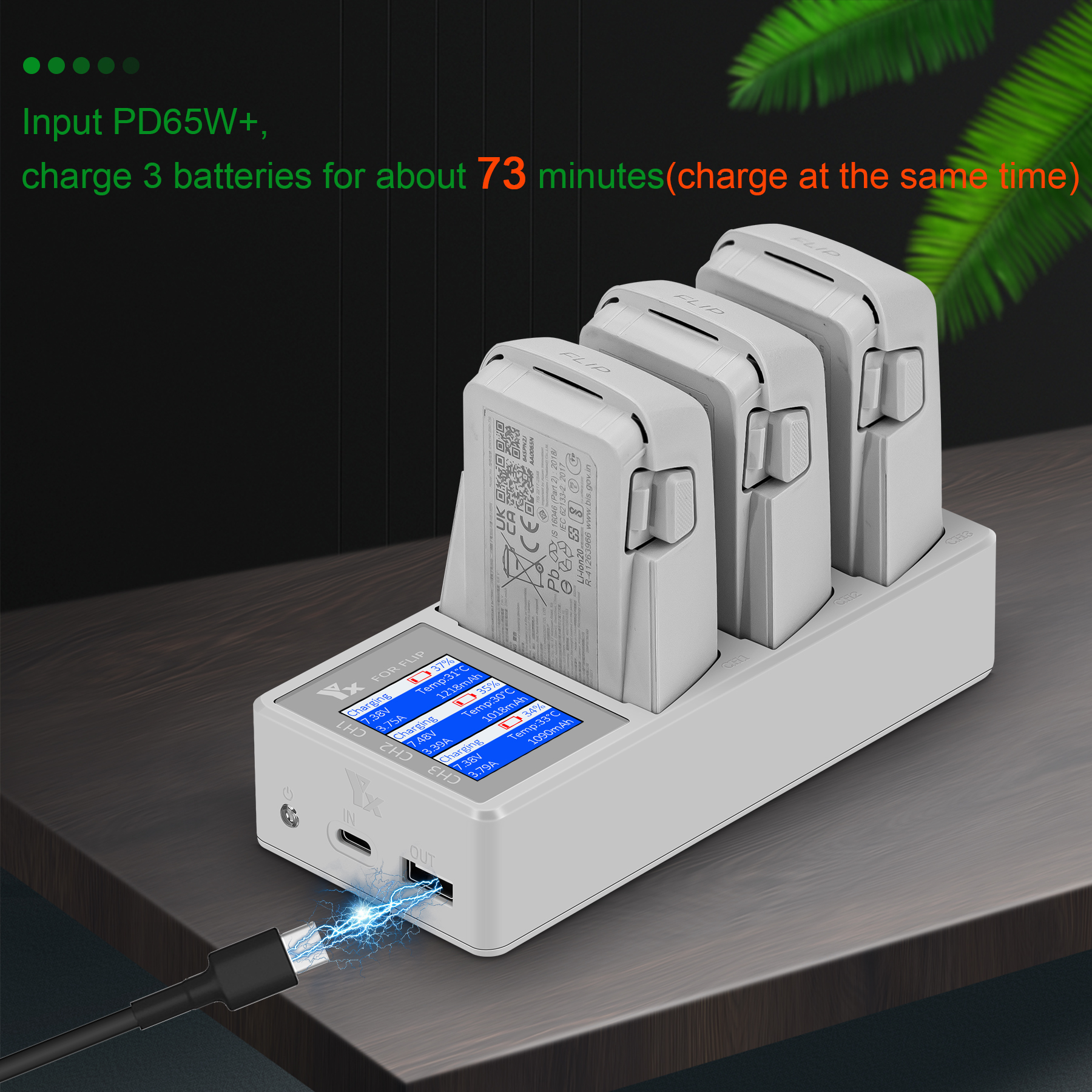 3 IN 1 Battery Charger For DJI - Drone Battery Parallel Board recension och pris