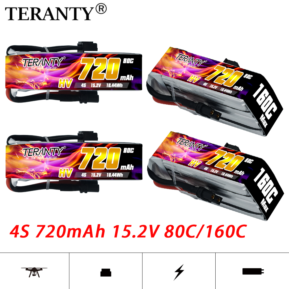 TERANTY 720mAh 4S 15.2V HV Lip - Drone Battery Plate recension och pris