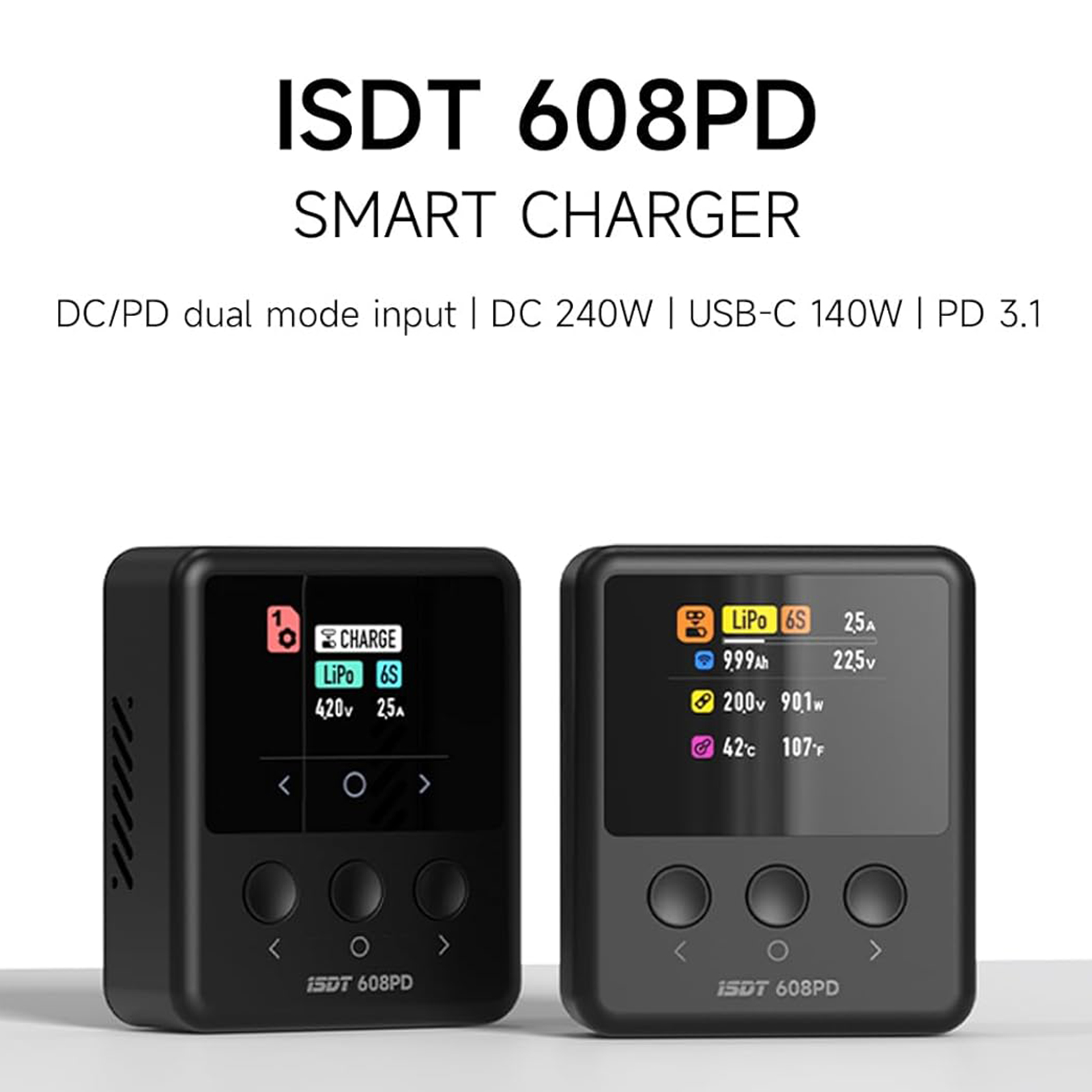 ISDT 608PD Smart Balance Charg - Drone Battery 6S recension och pris