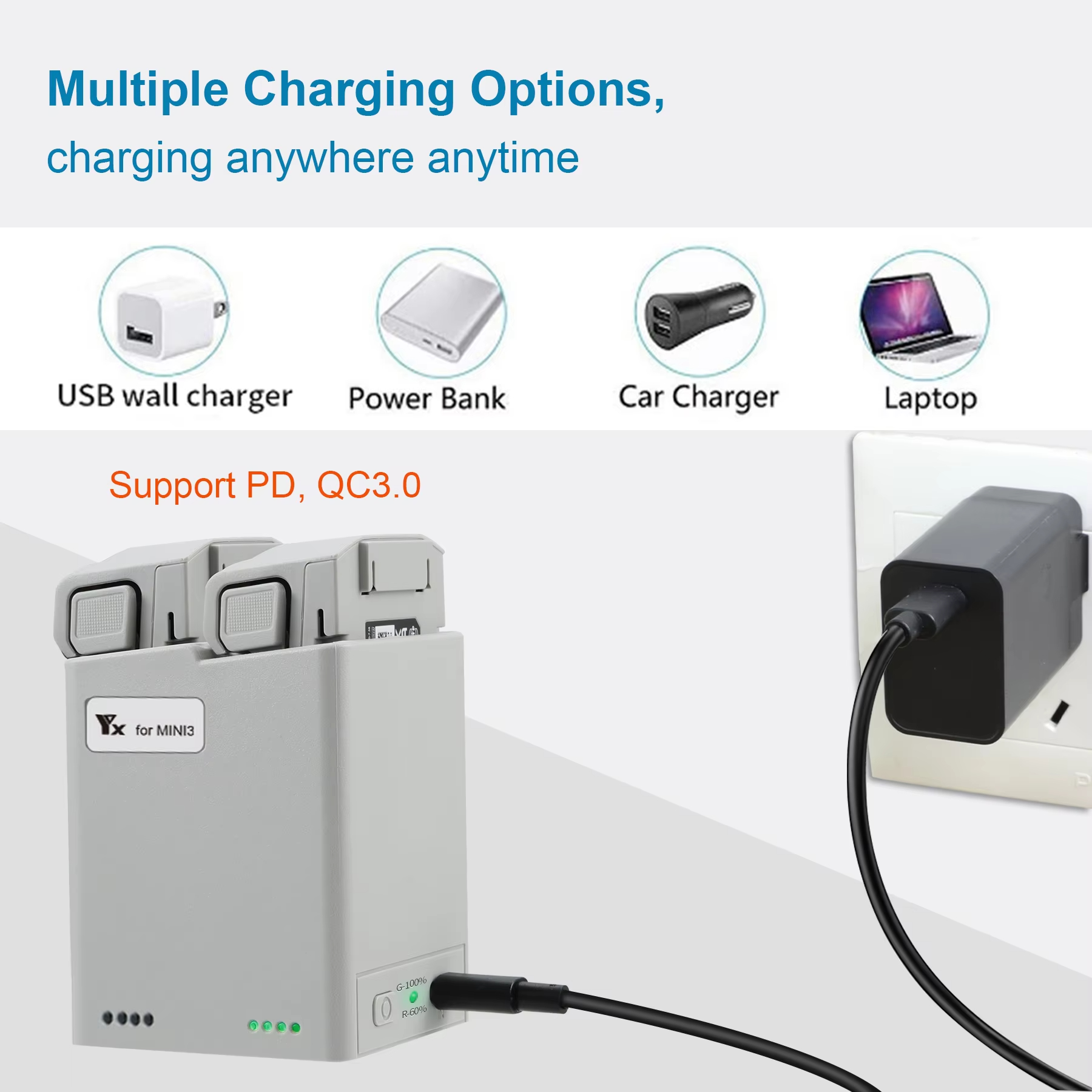 For DJI Mini 3Pro/4Pro Battery - Drone Battery Balance Charger recension och pris