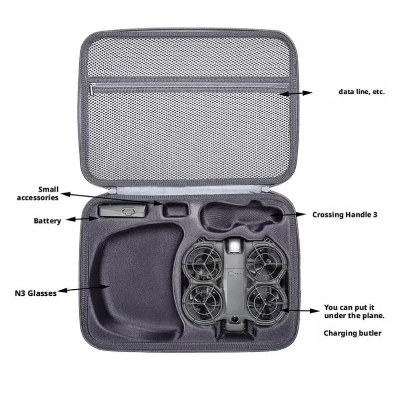 for dji NEO2 Portable Carrying - Drone Battery Bag recension och pris
