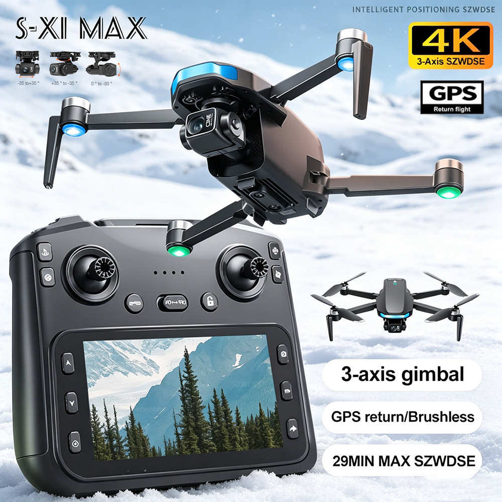 New S-X1 MAX Drone GPS 8K Prof - Drone Battery Balance Charger recension och pris
