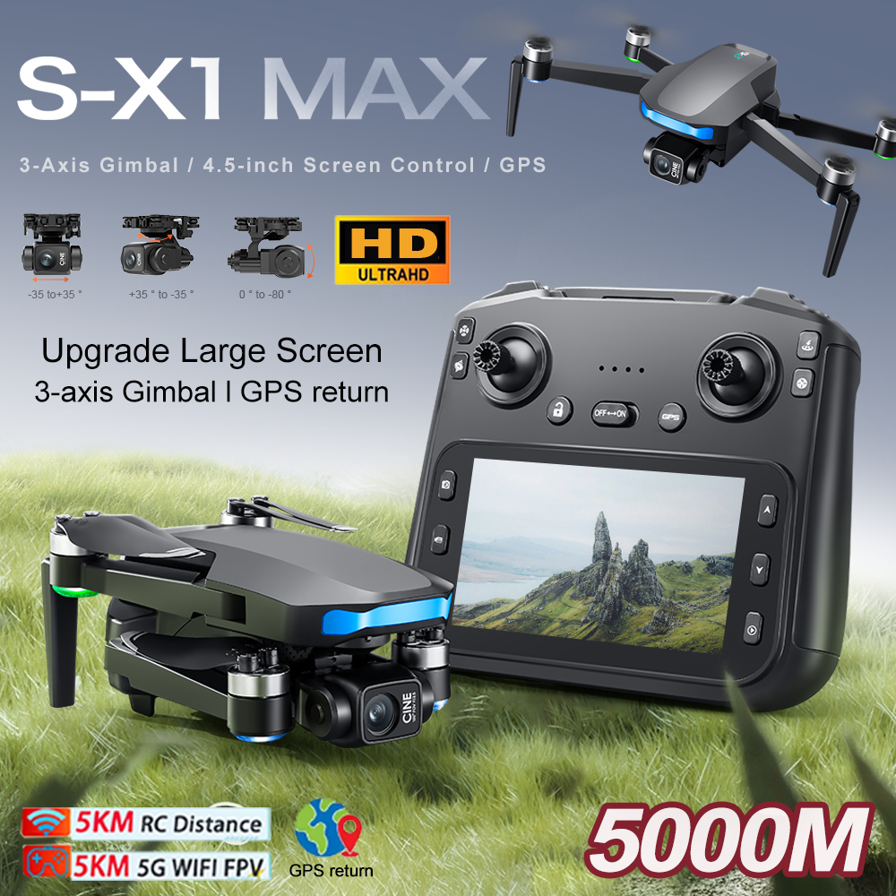 New S-X1 MAX Drone GPS 8K Prof - Drone Battery Balance Charger recension och pris