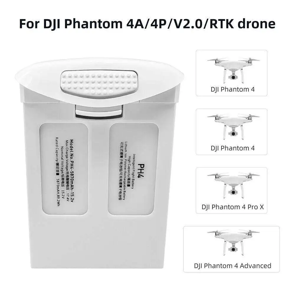New Phantom 4 battery 6200mah  - Drone Battery Li-Ion recension och pris