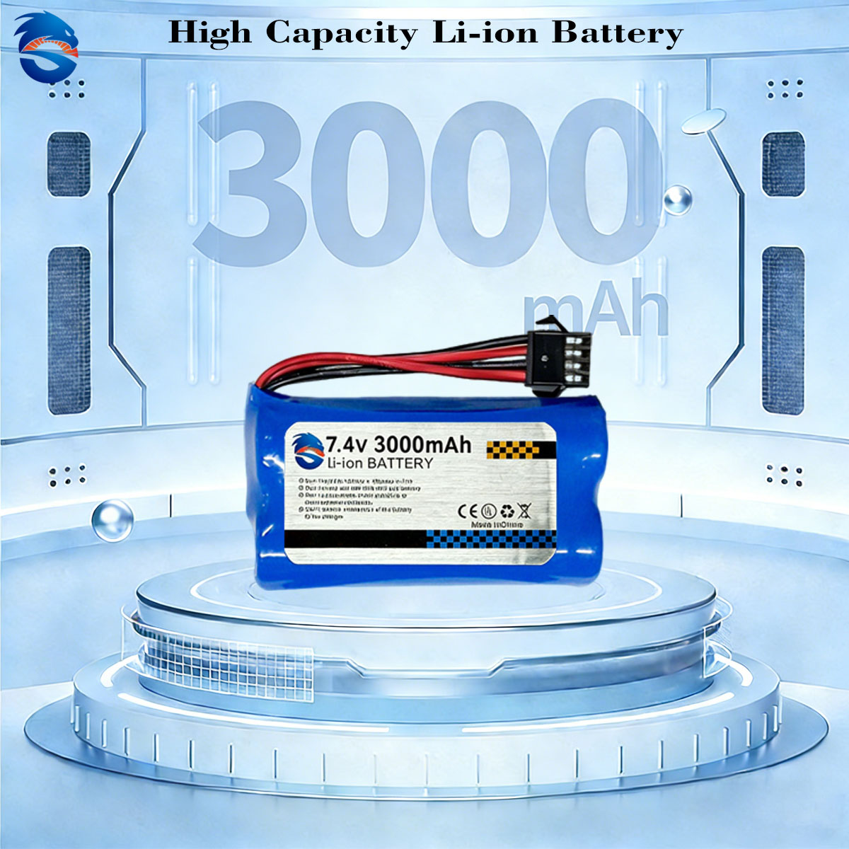 Skymaker 7.4V 3000mAh 2S Li-Io - Drone Battery Li-Ion recension och pris