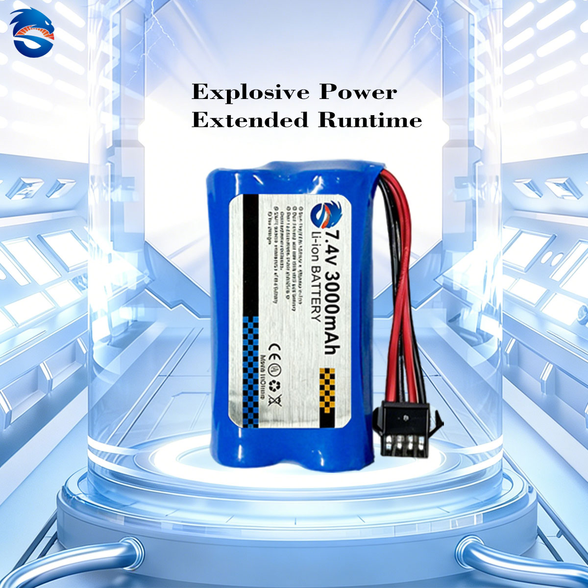 Skymaker 7.4V 3000mAh 2S Li-Io - Drone Battery Li-Ion recension och pris