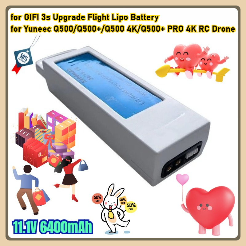11.1V 6400mAh for GIFI 3s Upgr - Drone Battery 3S recension och pris