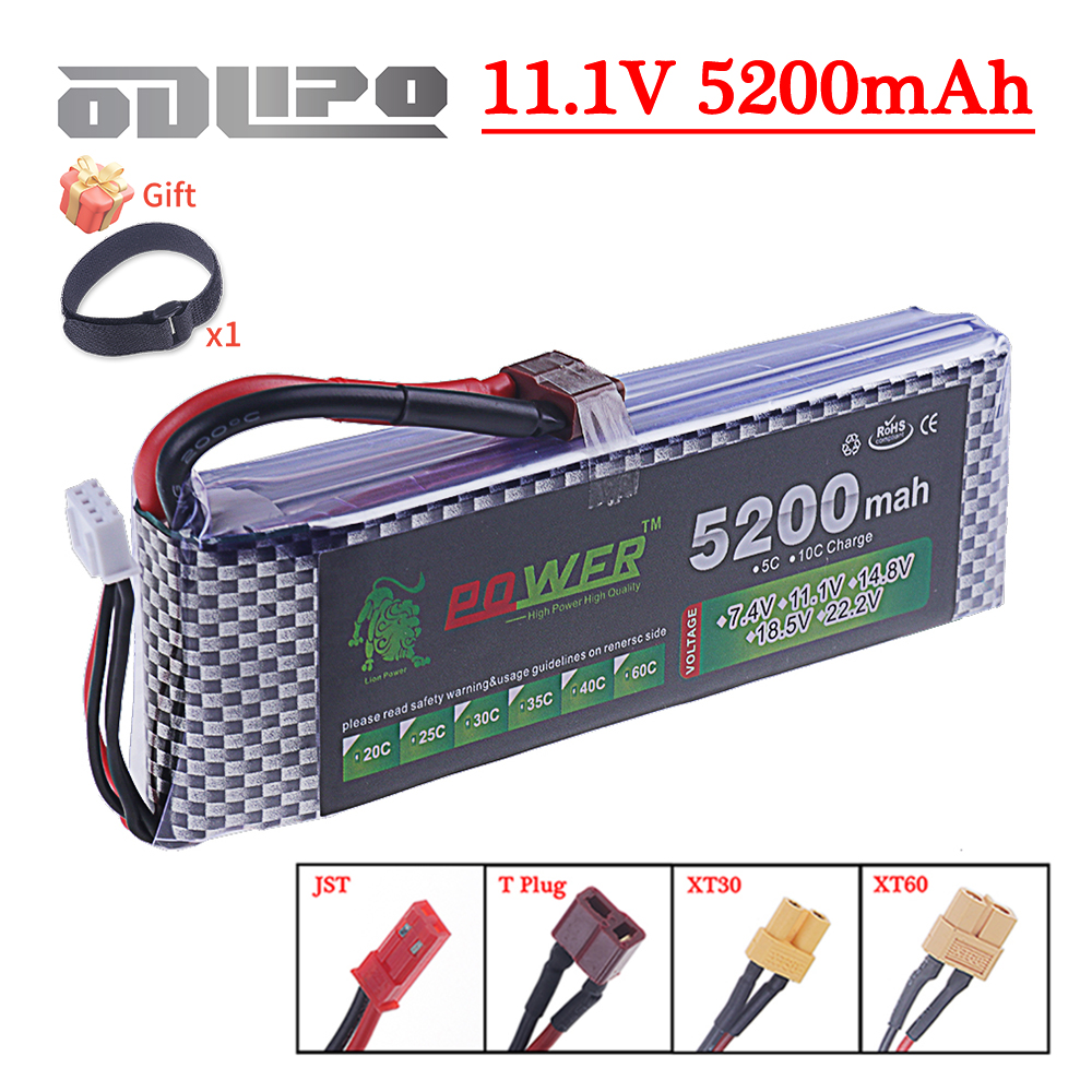 3S Lipo Battery 11.1V 5200mah  - Drone Battery 3S recension och pris